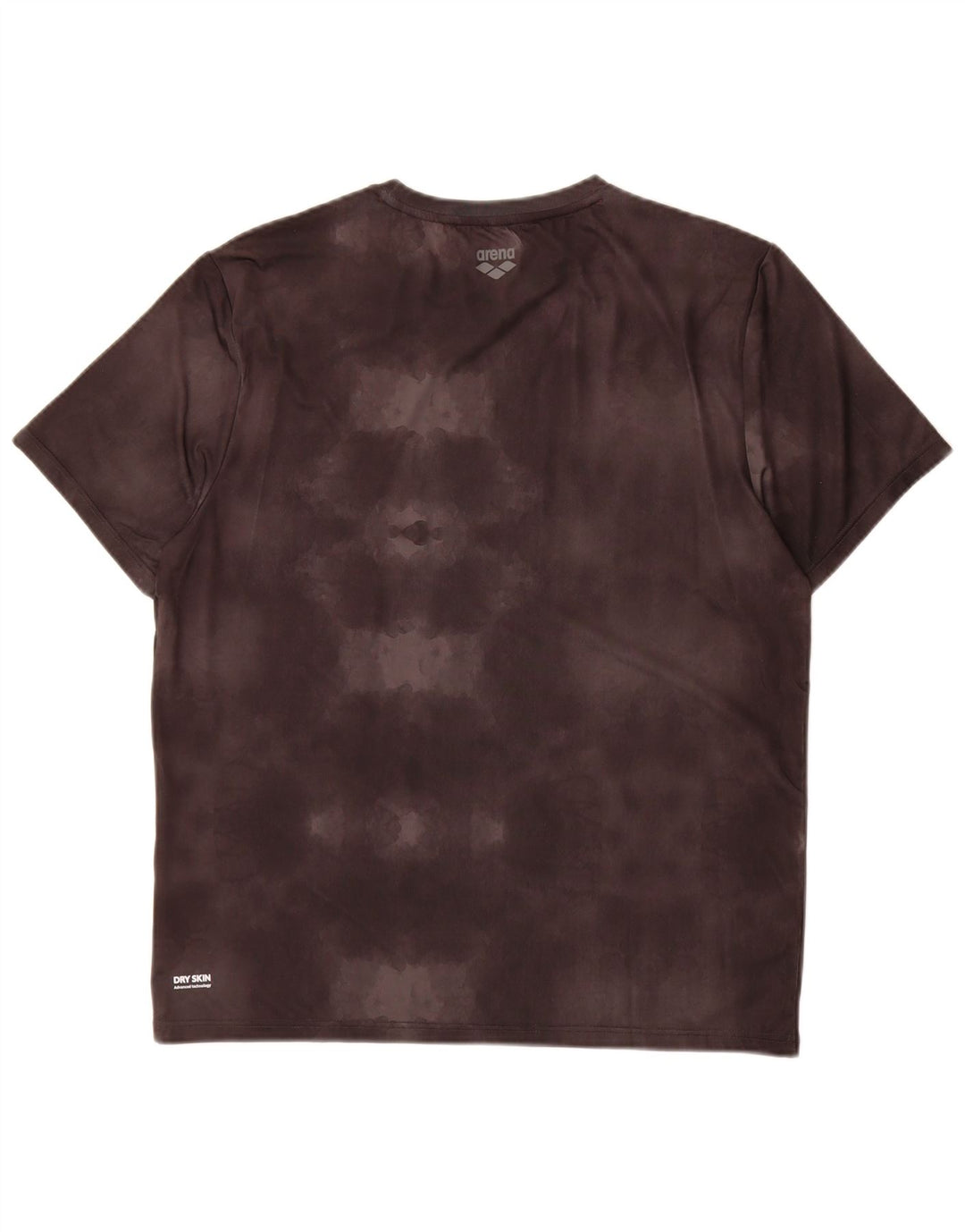 Arena Ανδρικό γραφικό T-Shirt Top Large Grey Tie Dye Polyester