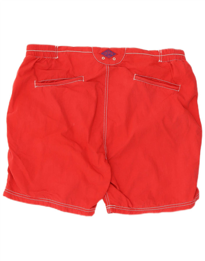 Ανδρικό σορτς κολύμβησης Superdry 2XL κόκκινο βαμβακερό