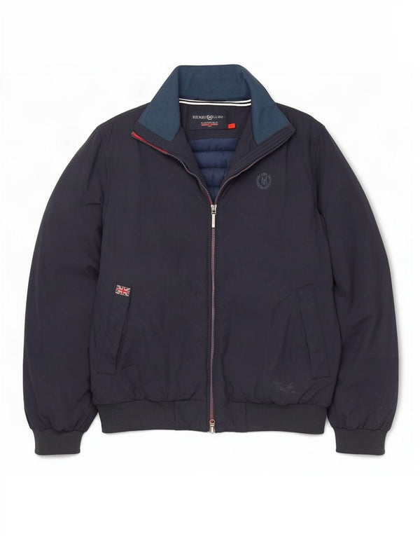 Ανδρικό Henri Lloyd Graphic Bomber Jacket UK 40 Large Navy Blue Nylon