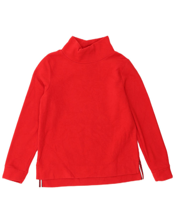 Tommy Hilfiger Γυναικείο Fleece Jumper UK 10 Small Red Polyester