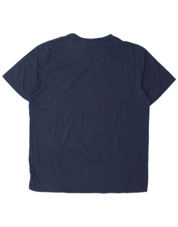 Ανδρικό γραφικό T-Shirt Levi's Top XL Navy Blue Cotton