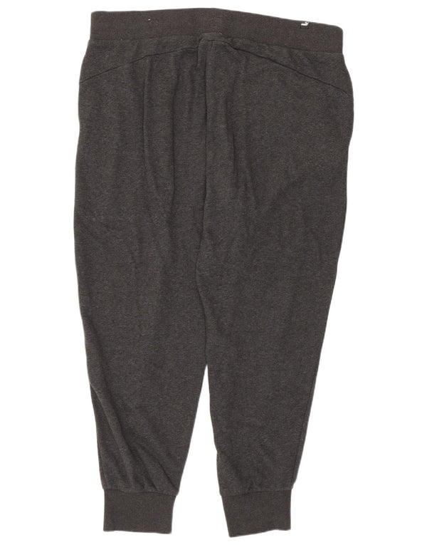 Γυναικεία αθλητική φόρμα Puma Παντελόνι Joggers UK 18 XL Γκρι βαμβακερό