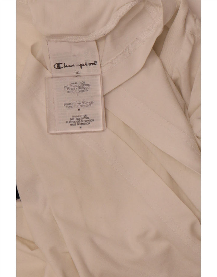 Ανδρικό γραφικό T-shirt CHAMPION Τοπ μεσαίο λευκό βαμβακερό