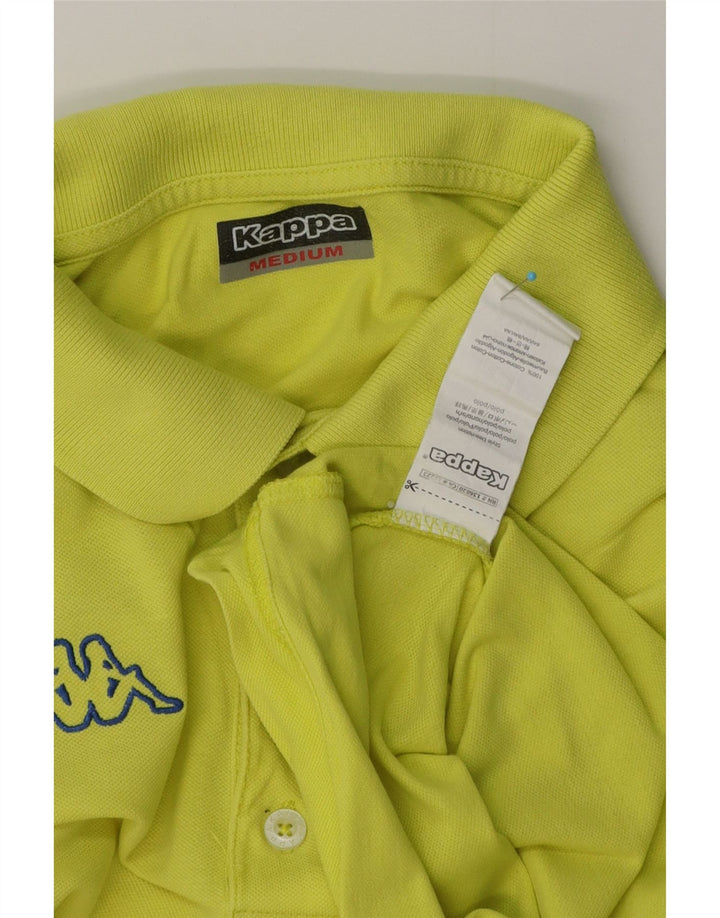 Ανδρικό μπλουζάκι πόλο Kappa Μεσαίο πράσινο βαμβακερό