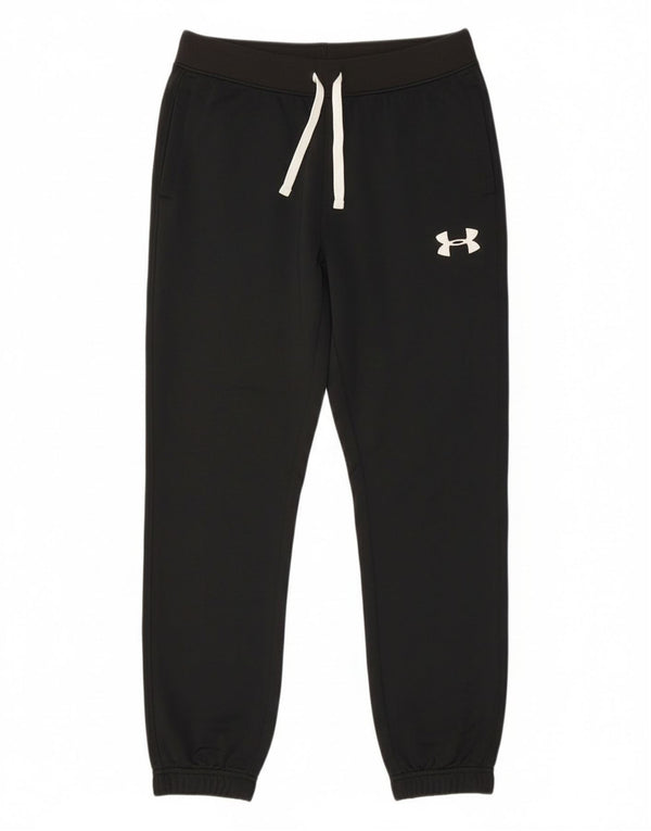 Under Armour Boys Tracksuit Trousers Joggers 11-12 Years Large Μαύρο