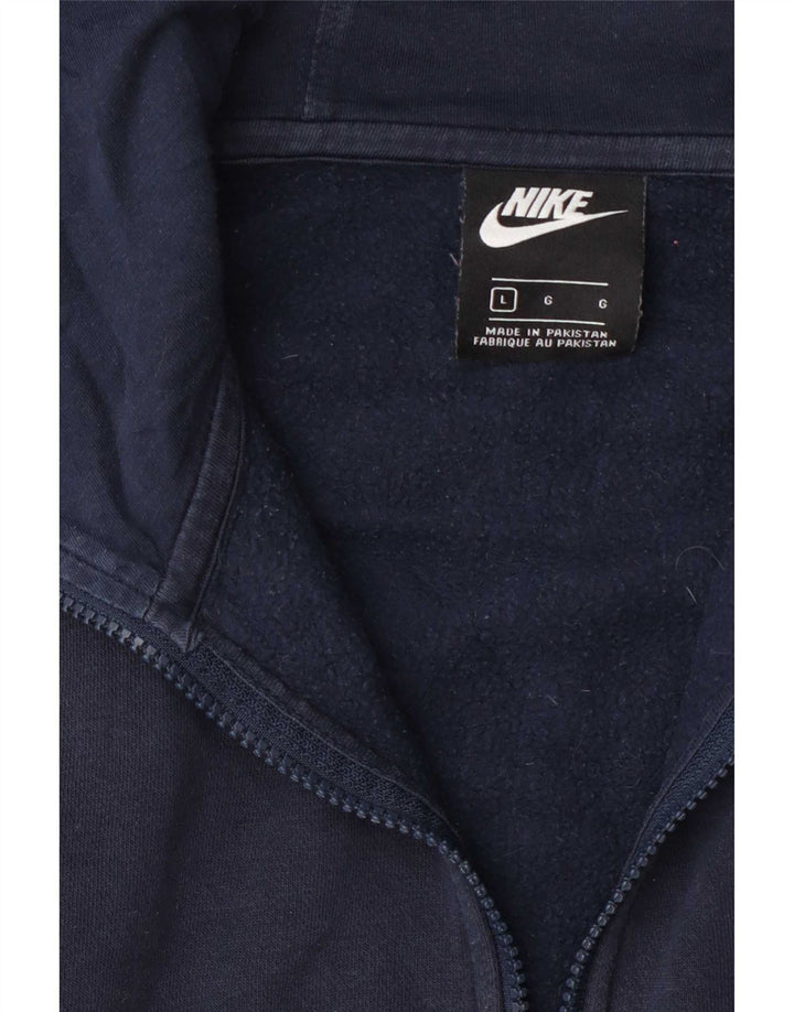 Ανδρικό πουλόβερ Nike με φερμουάρ με κουκούλα μεγάλο μπλε ναυτικό