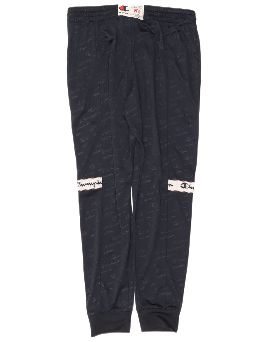 Ανδρική φόρμα Champion Graphic Παντελόνι Joggers Large Navy Blue Polyester