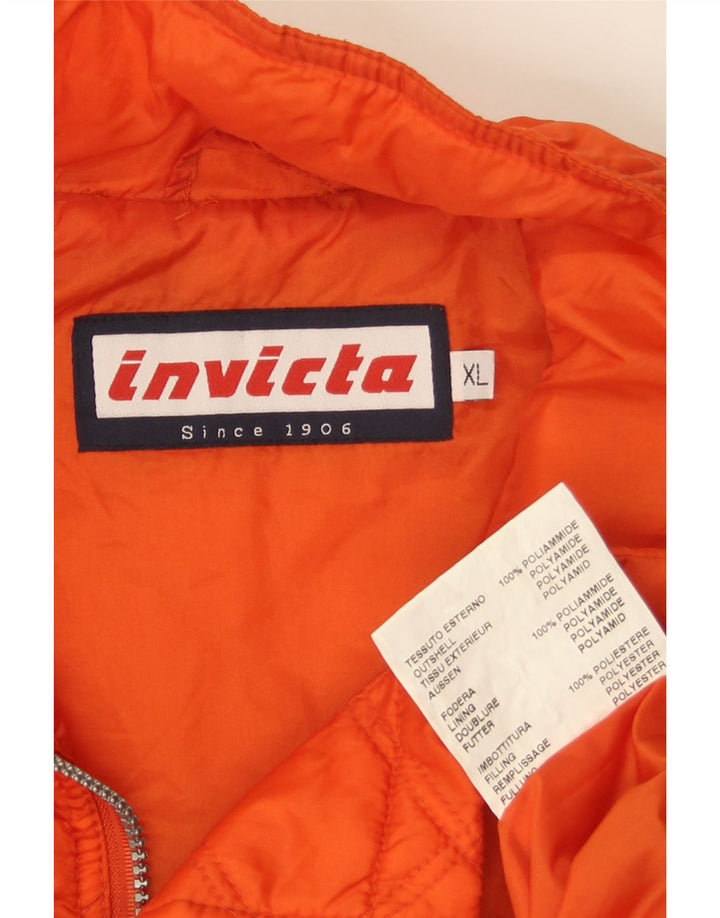 INVICTA Ανδρικό καπιτονέ Gilet UK 42 XL Πορτοκαλί Πολυαμίδιο