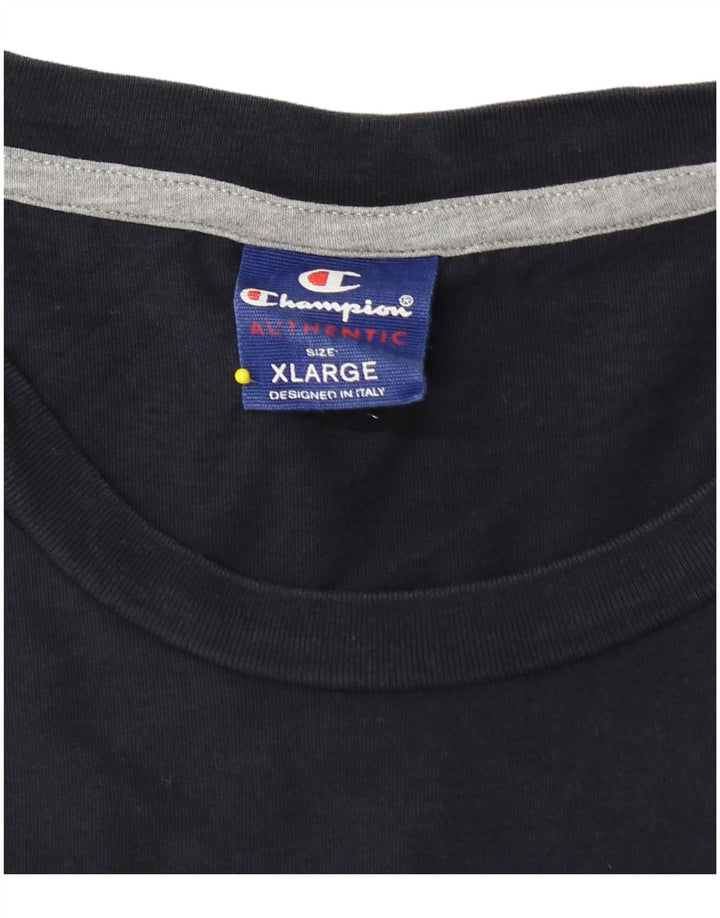 Ανδρικό T-Shirt Champion Top XL Navy Blue