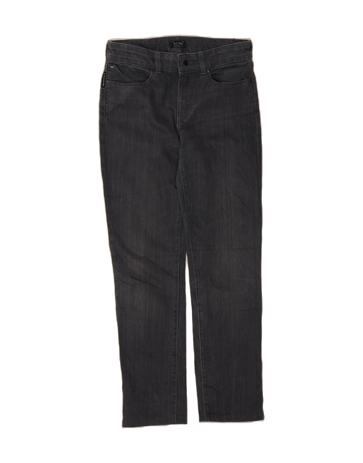ARMANI Womens Slim Jeans W27 L28 Navy Blue Vintage Armani and Second-Hand Armani from Messina Hembry 