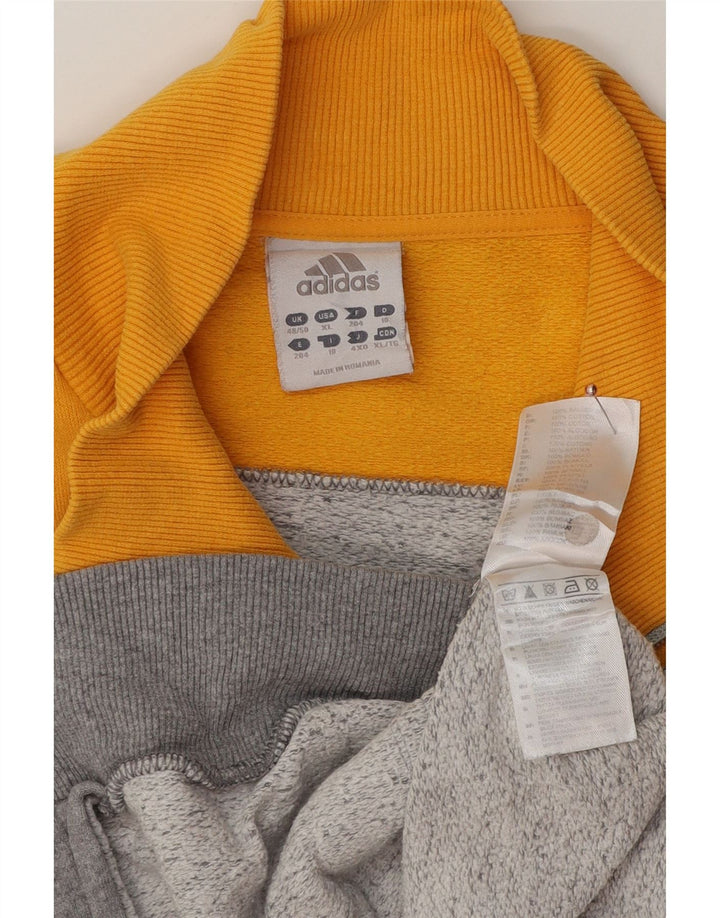 Ανδρική φόρμα ADIDAS Top Jacket XL Γκρι Colourblock Cotton