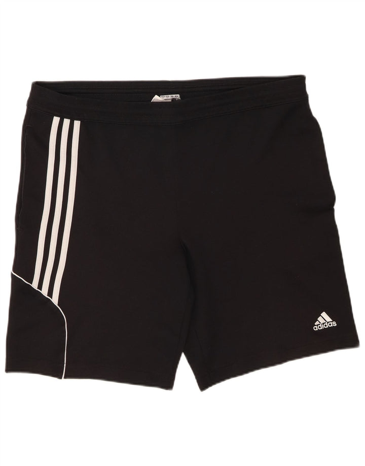 Ανδρικό σορτς Adidas Climalite Sport μεγάλο μαύρο πολυεστέρα
