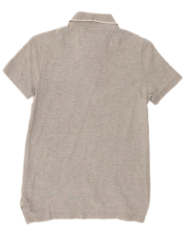 Abercrombie & Fitch Boys Polo πουκάμισο 13-14 ετών XL Γκρι βαμβακερό