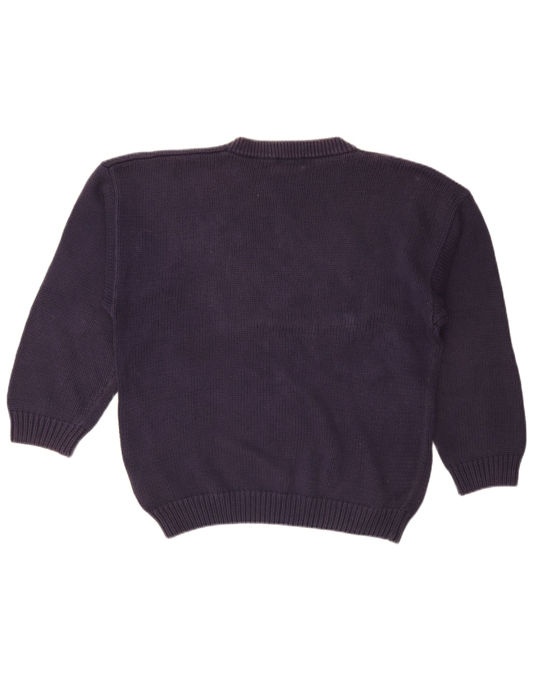 Ανδρικό πουλόβερ με λαιμόκοψη St. Bernard, Μεγάλο Navy Blue Argyle/Diamond