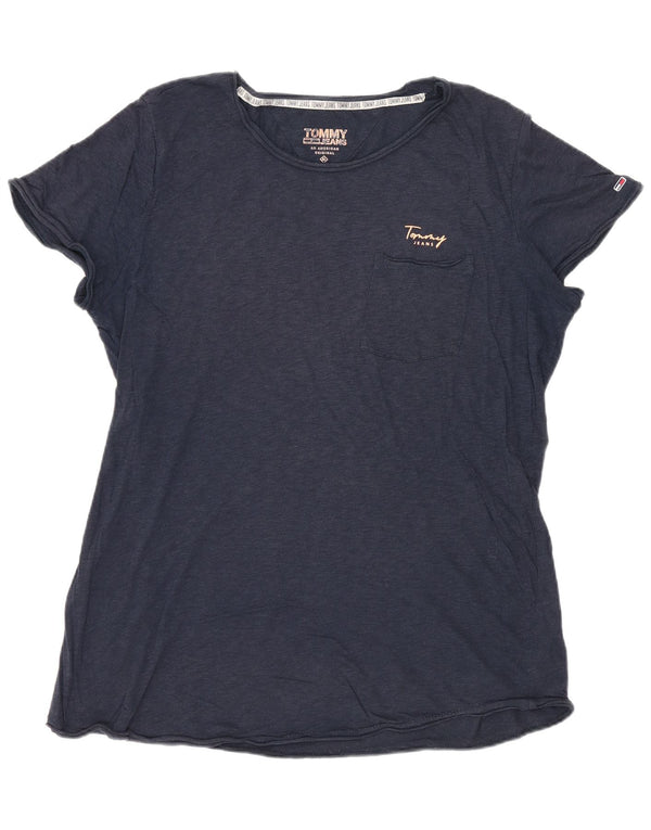 Tommy Hilfiger Γυναικείο T-Shirt Top UK 18 XL Navy Blue