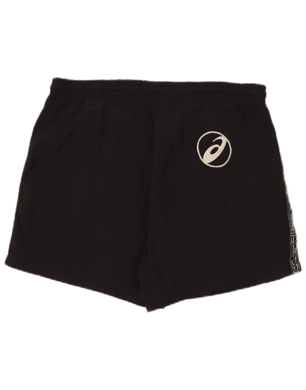 Asics Mens Graphic Sport Shorts XL Black Polyamide