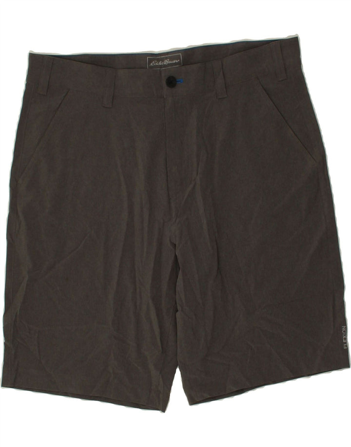 EDDIE BAUER Mens Chino Shorts W36 Large  Grey Polyester Vintage Eddie Bauer and Second-Hand Eddie Bauer from Messina Hembry 
