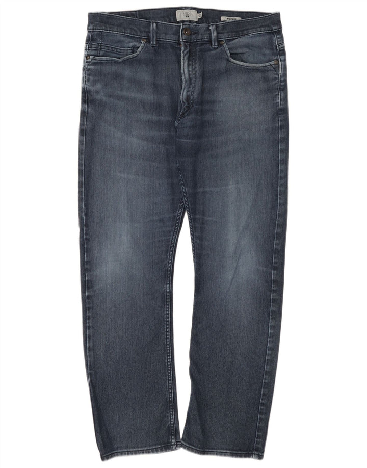 Ανδρικό Slim Jeans Marks & Spencer W36 L31 Blue Cotton