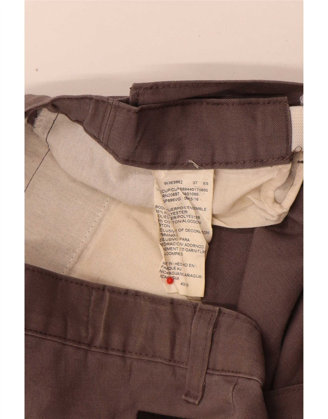 Ανδρικό ίσιο παντελόνι Cargo Dickies W40 L30 Grey Polyester