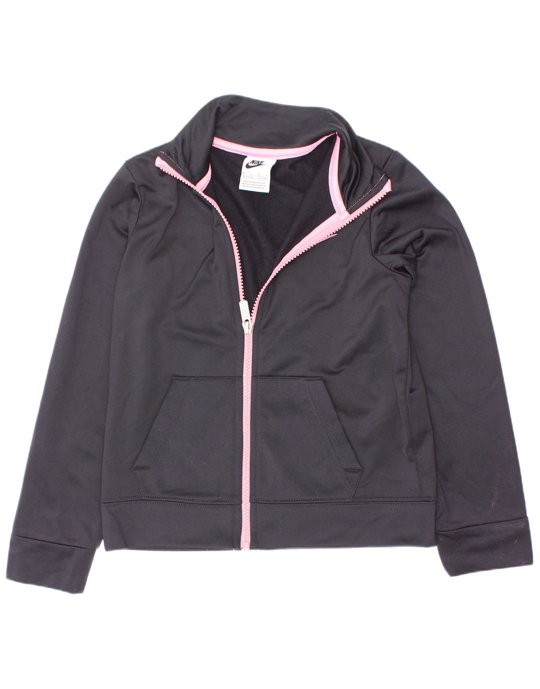 Κοριτσίστικη φόρμα Nike Top Jacket 6-7 ετών Μεγάλο μαύρο πολυεστέρα