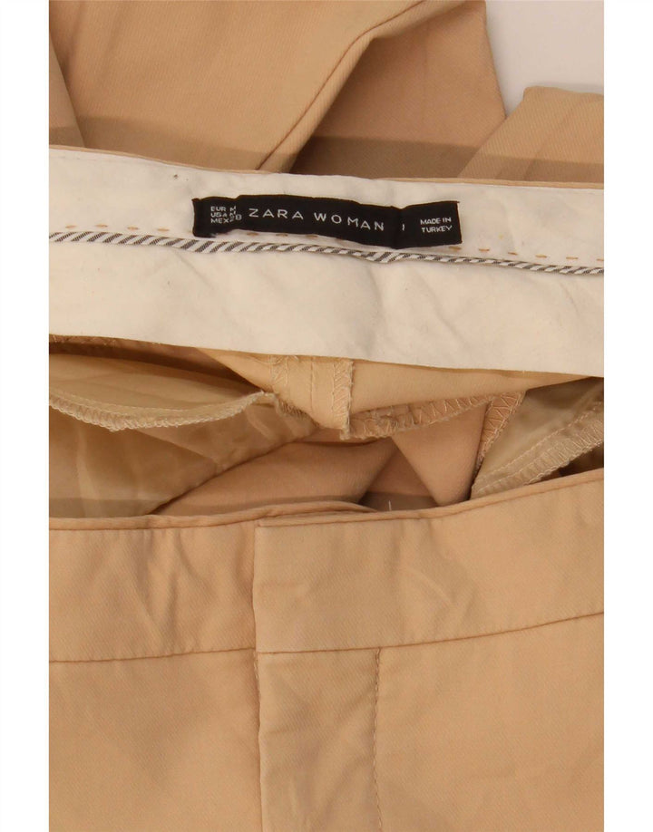 Zara Γυναικείο Slim παντελόνι Chino Medium W32 L26 Beige