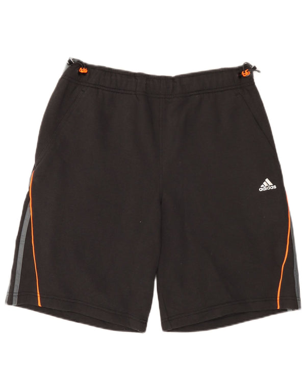 Ανδρικό αθλητικό σορτς Adidas, μεσαίο μαύρο χρώμα, βαμβακερό