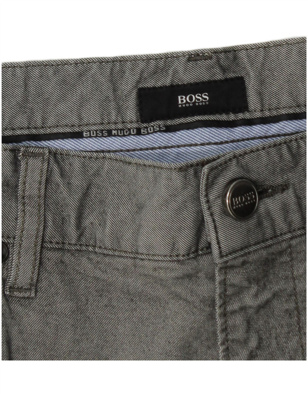 Ανδρικό τζιν ίσιο Hugo Boss W36 L29 Γκρι βαμβακερό