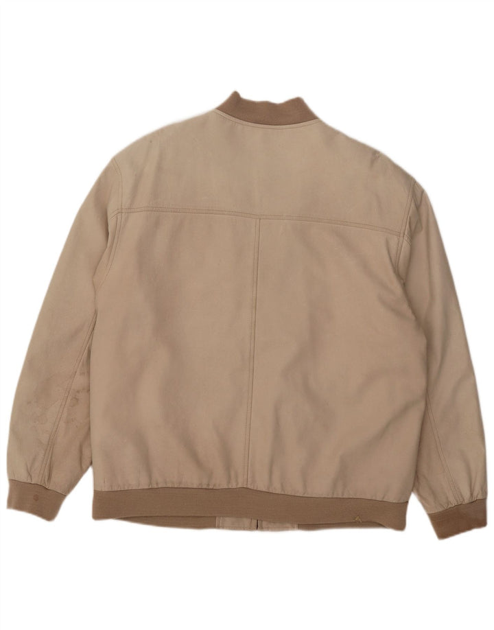 WESTBURY Ανδρικό Δερμάτινο Μπουφάν UK 38 Medium Beige Leather