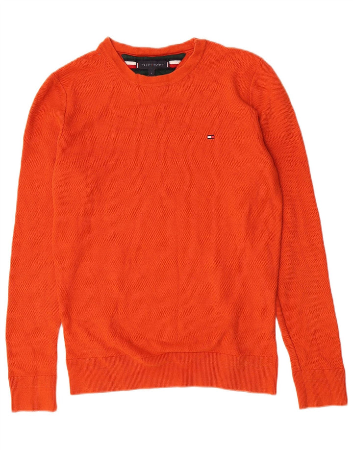 Ανδρικό πουλόβερ Tommy Hilfiger Crew Neck Jumper Μικρό Πορτοκαλί