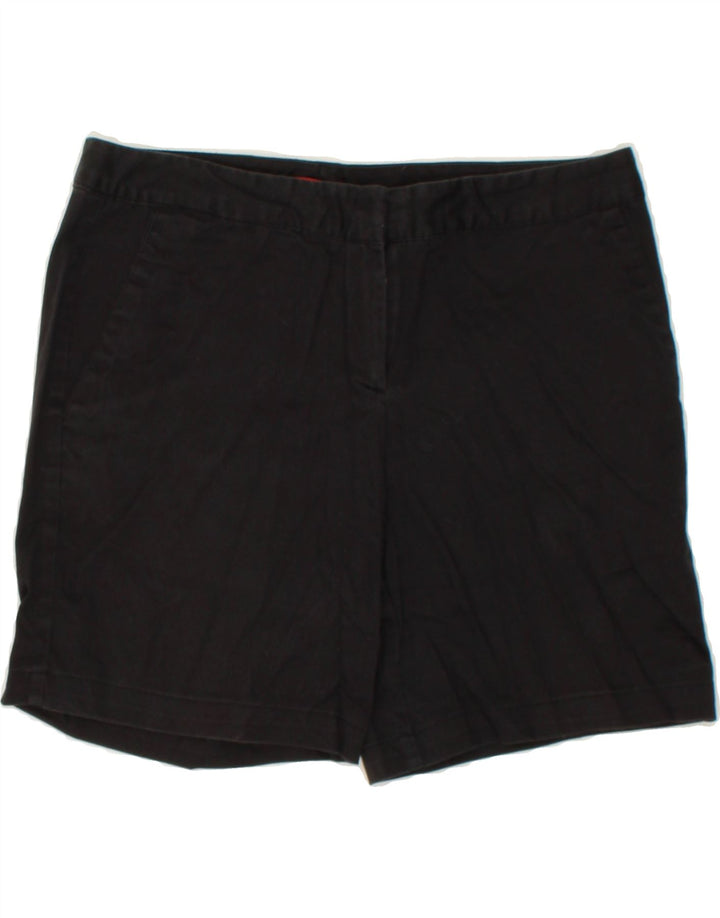 IZOD Womens Chino Shorts US 6 Medium W30 Black Cotton Vintage Izod and Second-Hand Izod from Messina Hembry 