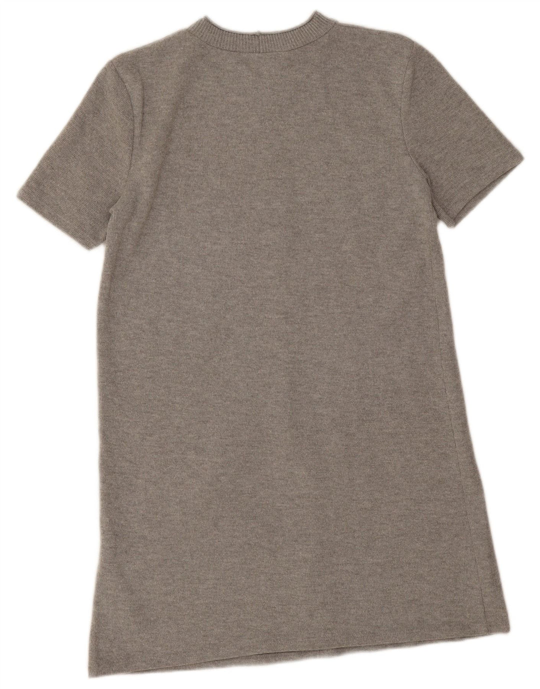 Γυναικείο κοντομάνικο φόρεμα Zara UK 14 Medium Grey Polyester