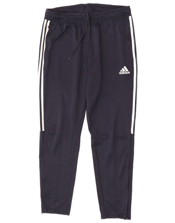 Ανδρική αθλητική φόρμα Adidas Παντελόνι μεγάλο μπλε ναυτικό πολυεστέρα