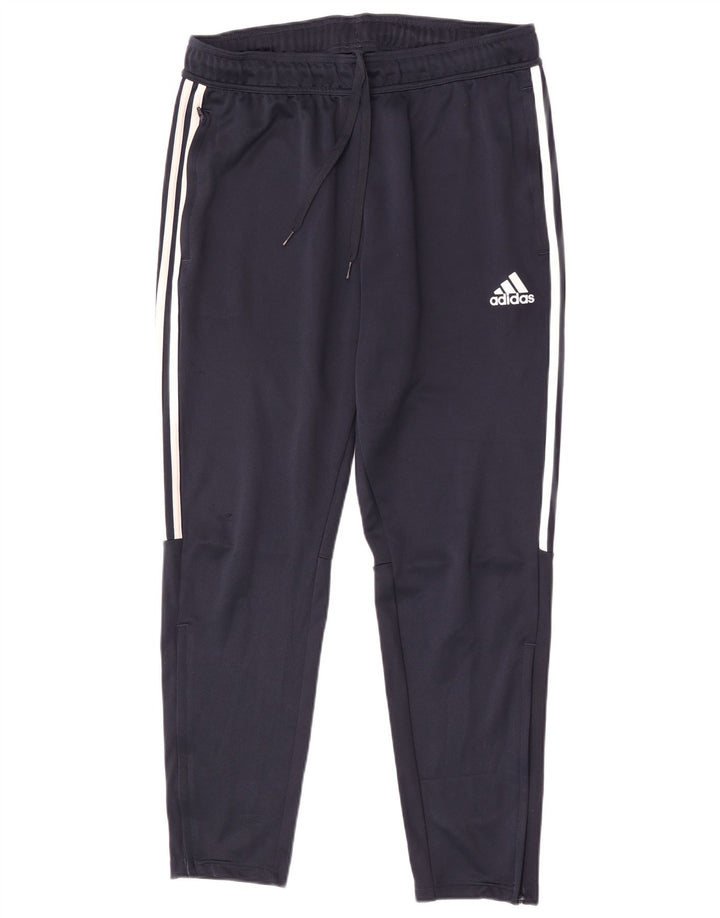 Ανδρική αθλητική φόρμα Adidas Παντελόνι μεγάλο μπλε ναυτικό πολυεστέρα