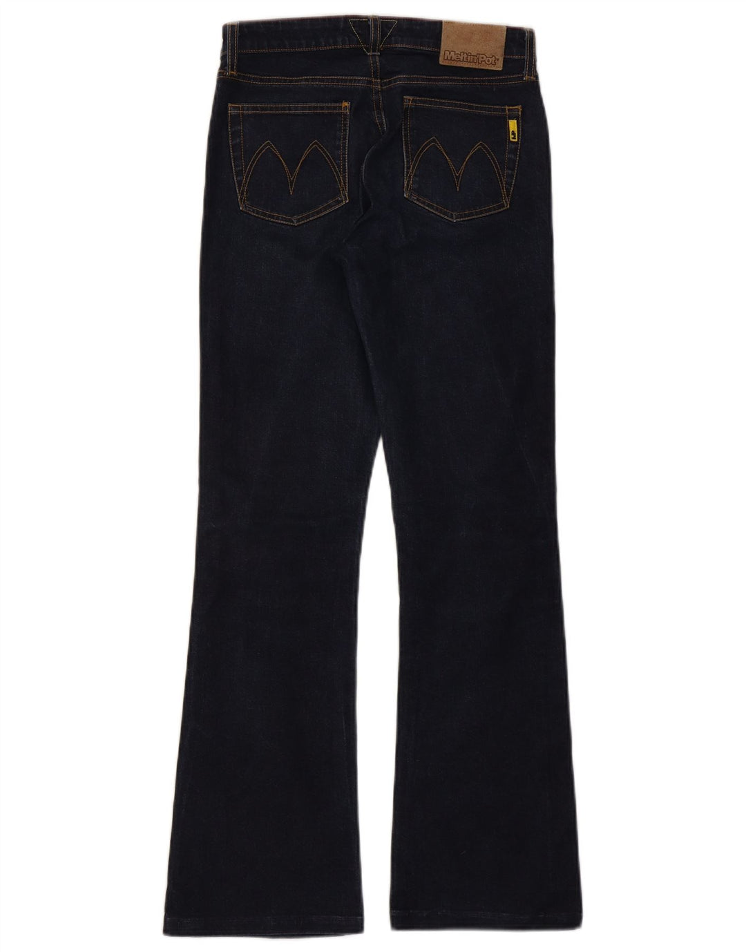 MELTIN' POT Γυναικείο Bootcut Jeans W26 L29 Navy Blue Cotton
