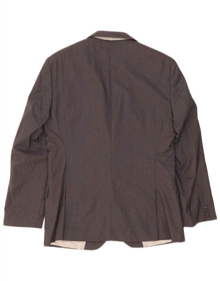 Ανδρικό μπουφάν σακάκι Hugo Boss με 2 κουμπιά EU 46 Μικρό γκρι μαλλί