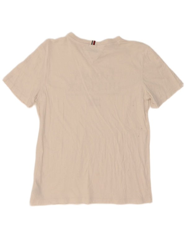 Tommy Hilfiger Boys Graphic T-Shirt Top 15-16 ετών λευκό βαμβακερό