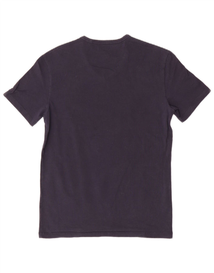 Ανδρικό γραφικό μπλουζάκι Guess Top Medium Navy Blue