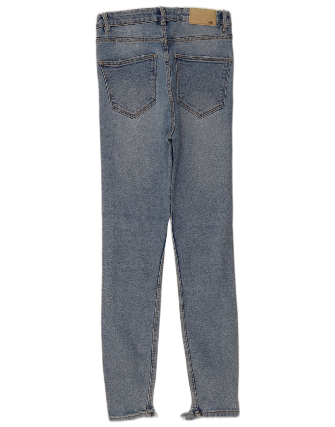 ZARA γυναικεία ψηλόμεση στενόχωρα τζιν EU 36 XS W26 L27 Μπλε