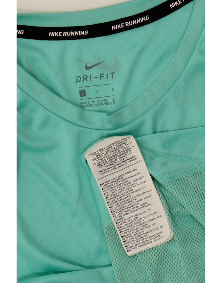 Γυναικείο γιλέκο Nike Dri Fit Top UK 14 Large Green Polyester