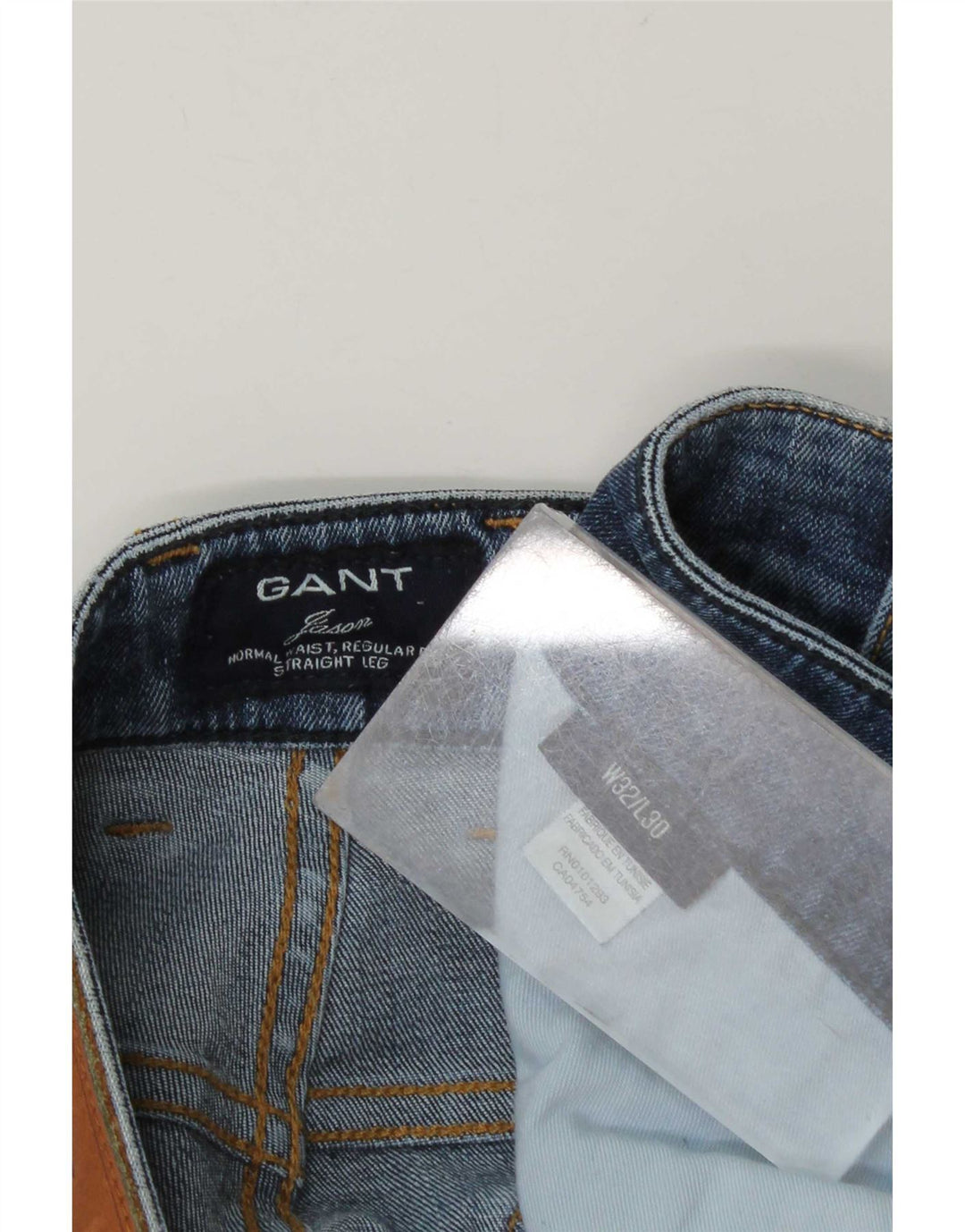 Ανδρικό τζιν Gant Regular Fit ίσιο W32 L30 Μπλε βαμβακερό