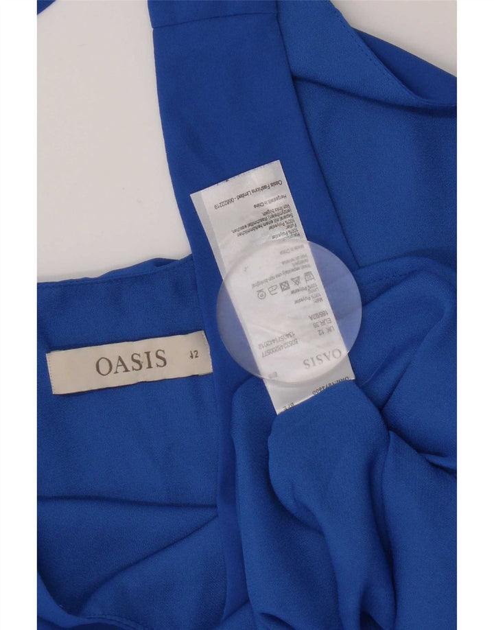 Γυναικείο γιλέκο Oasis UK 12 Medium Blue Polyester