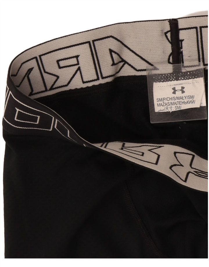 Under Armour Γυναικεία Κάπρι Κολάν UK 10 Small Black Geometric