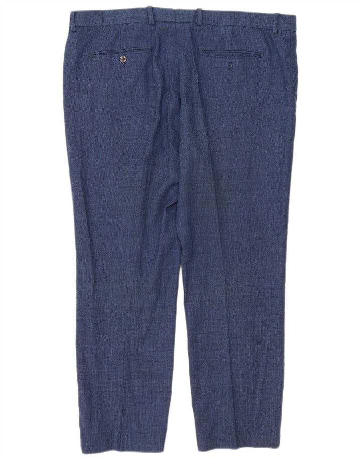 Ανδρικό παντελόνι σε εφαρμογή Marks & Spencer W40 L29 Blue Classic