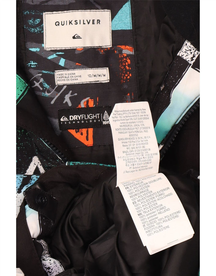 Quiksilver Boys Graphic Windbreaker Jacket 9-10 Years Medium Πολύχρωμο
