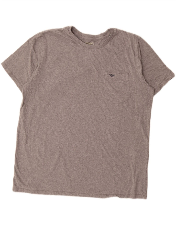 DOCKERS Ανδρικό T-Shirt Top 2XL Γκρι βαμβακερό