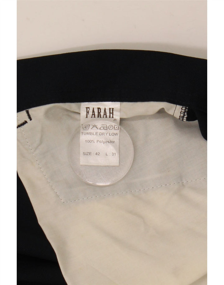 Farah Ανδρικό ίσιο casual παντελόνι W42 L31 Navy Blue Polyester