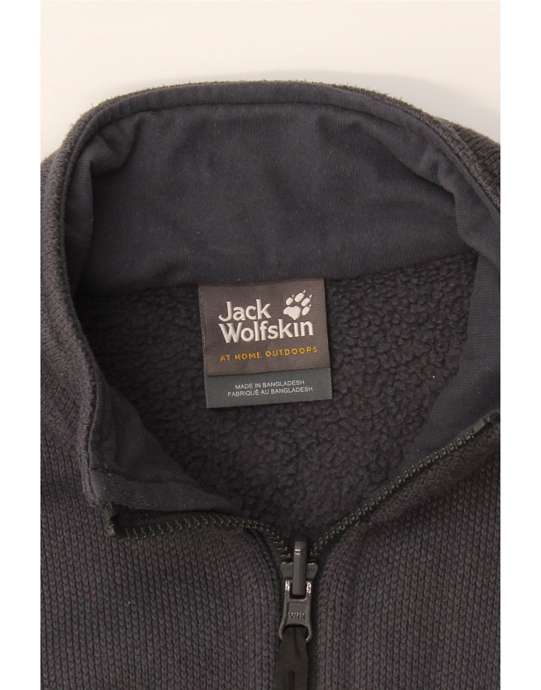 JACK WOLFSKIN Womens Tracksuit Top Jacket UK 6 XS Grey Polyester Vintage Jack Wolfskin and Second-Hand Jack Wolfskin from Messina Hembry 