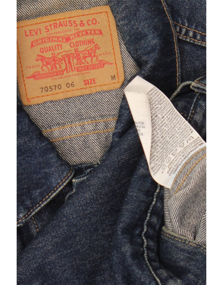 Ανδρικό τζιν μπουφάν Levi's UK 38 Medium Navy Blue Cotton