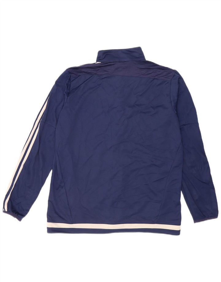 Ανδρική φόρμα Adidas Climalite Top Jacket Large Navy Blue Polyester