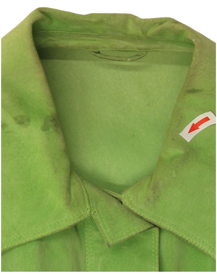 Gai Mattiolo Γυναικείο Suede Jacket UK 16 Large Green